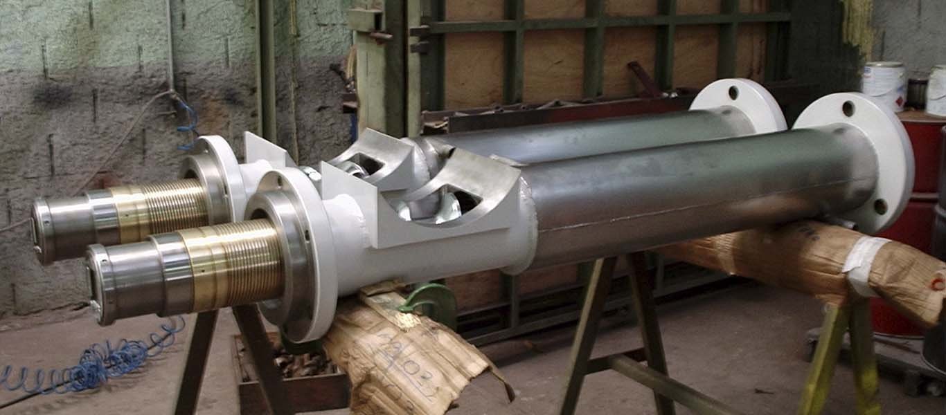 Componente de máquina industrial